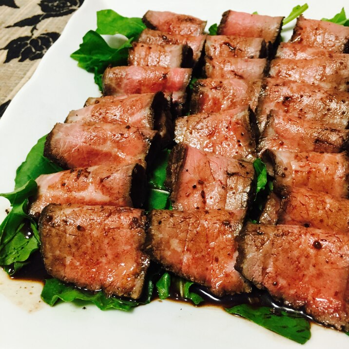 じっくり焼いて柔らか!前日仕込み★ローストビーフ★